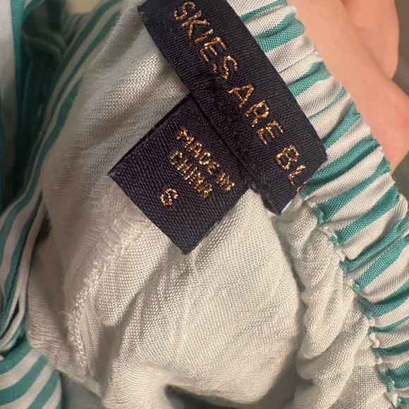 Skies Are Blue Jade Striped Maxi Dress - Picture 6 of 6